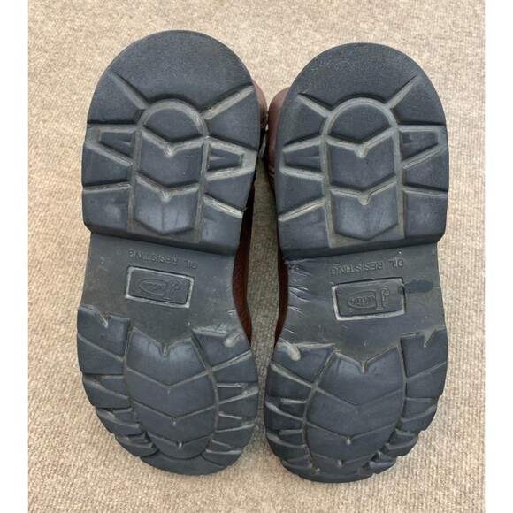 Justin Boots Mens 12 Leather Screwdriver Light Work Brown Pull-On WK4905 - Picture 7 of 7